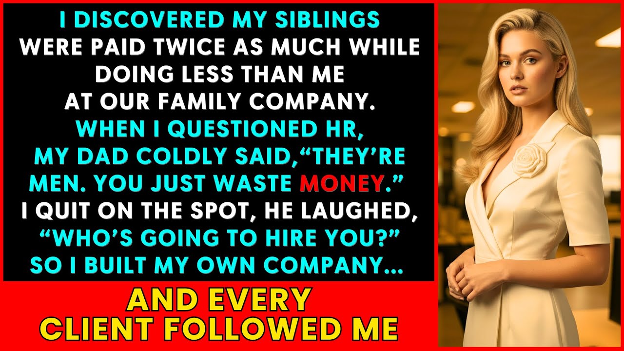 “They’re Men. You Just Waste Money.” My Dad Justified Paying My Siblings More—So I...