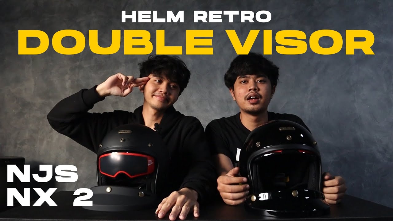 REVIEW | HELM NJS NX-2 | HELM RETRO DOUBLE VISOR