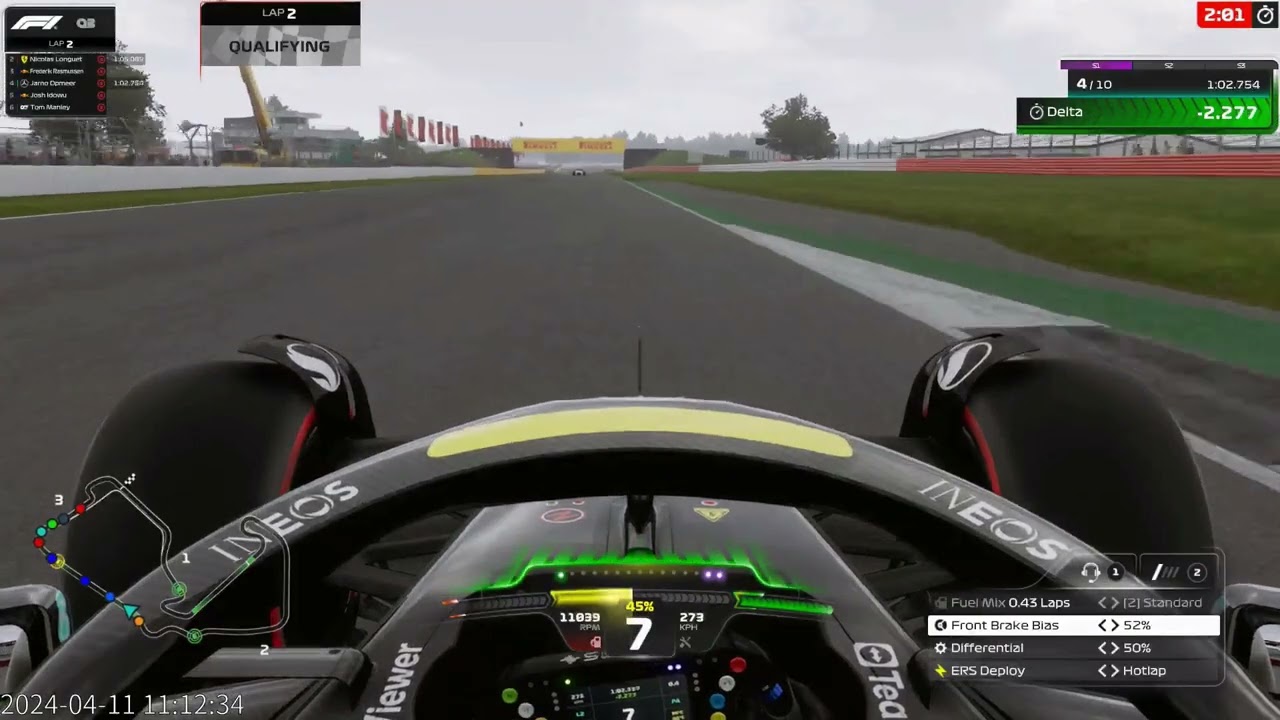 Jarno Opmeer Pole Lap Silverstone F1 Esports
