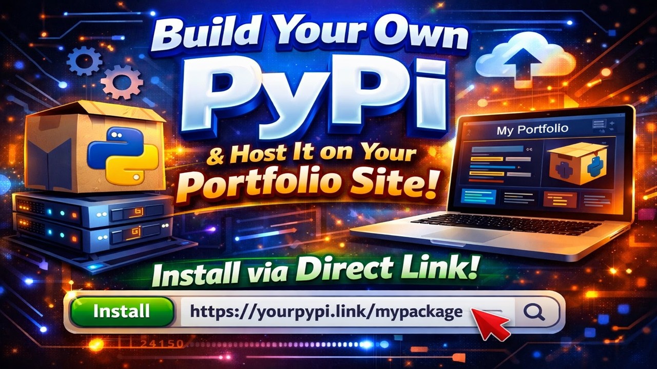 Build Your Own PyPI Server & Host It on Your Portfolio | Install via Direct Link!
