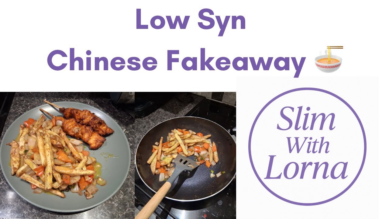 Slimming World Satay Chicken Strips & Salt & Pepper Chips | Chinese Fakeaway Night 💜🍽️