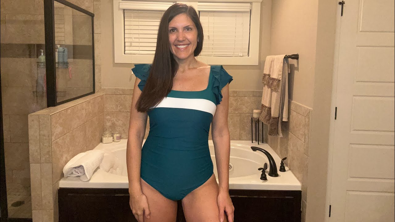 A cute and feminine bathing suit