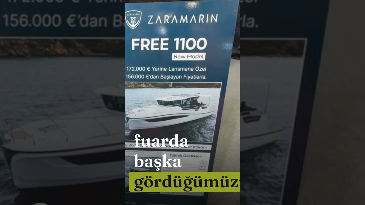 Bosphorus Boat Show&rsquo;un En Ucuz 11 Metresi? Zara Marin!