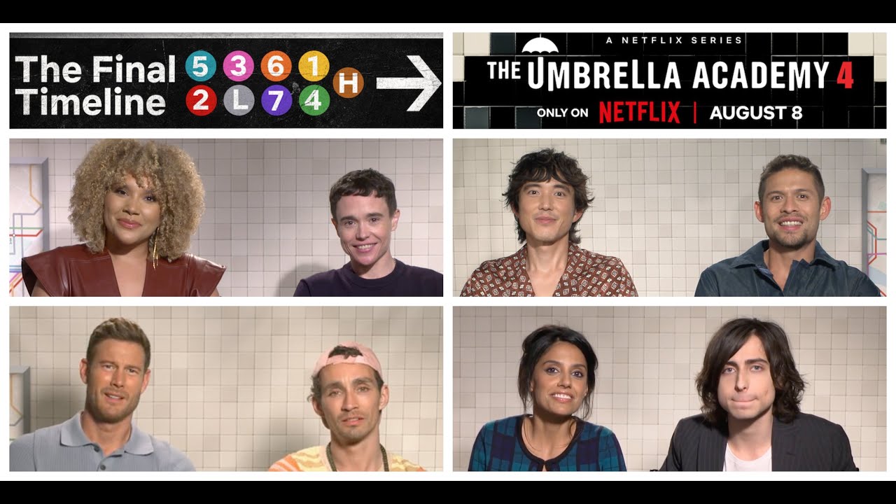 The Umbrella Academy Season 4 cast interviews and what each's actor's favorite scene