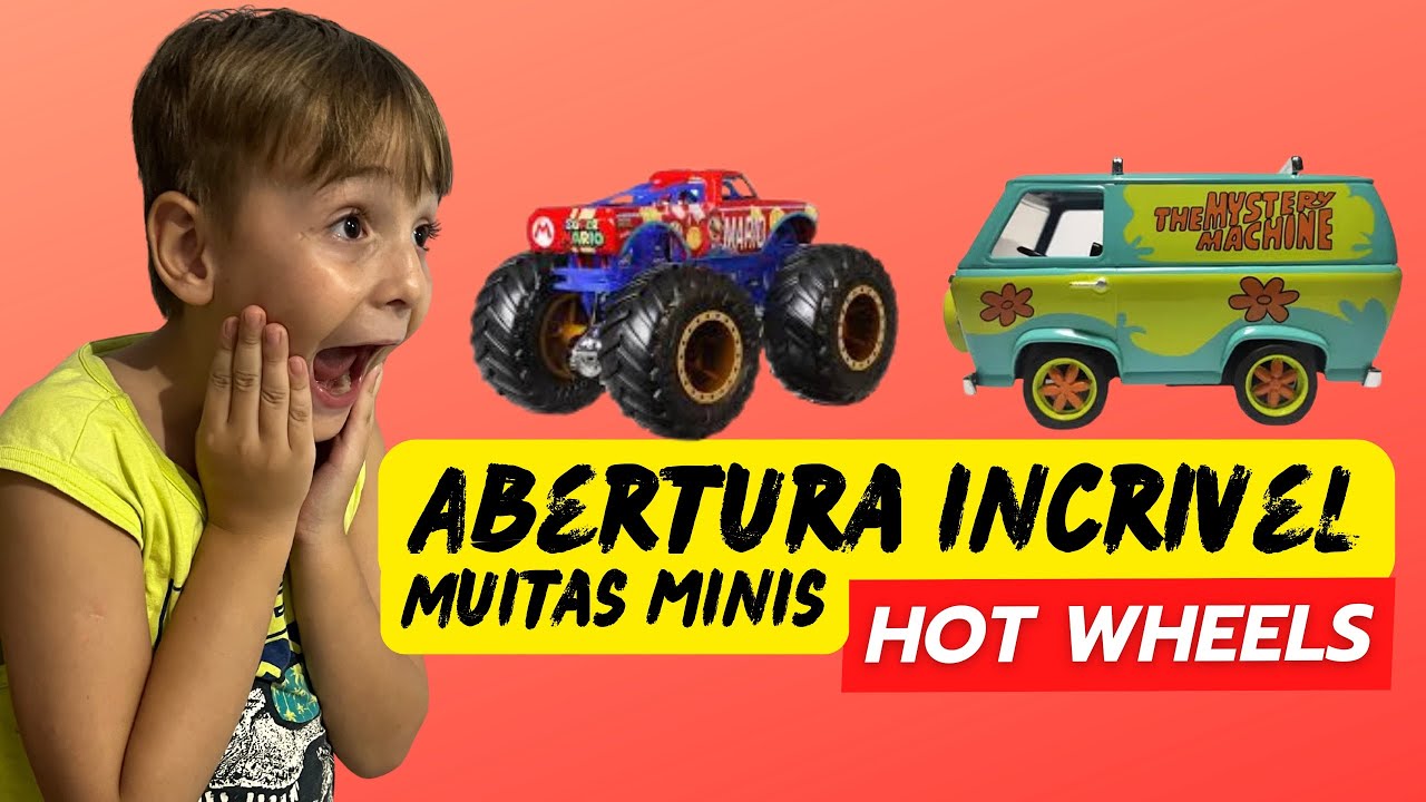 SUPER ABERTURA 10 CARRINHOS HOTWHEELS 