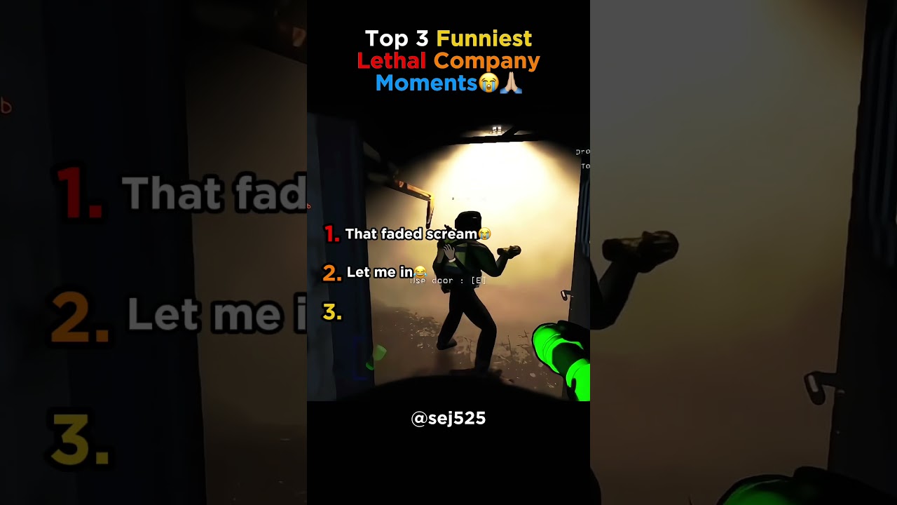 Top 3 FUNNIEST Lethal Company Moments!😂💀