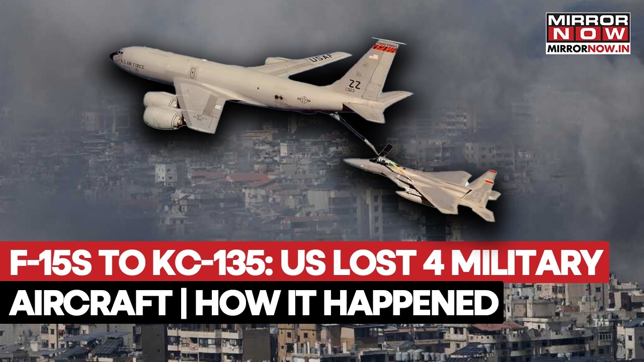 US Air Losses Mount In Iran War: From F-15 Fighters To KC-135 Tanker, Four Aircraft Lost So Far