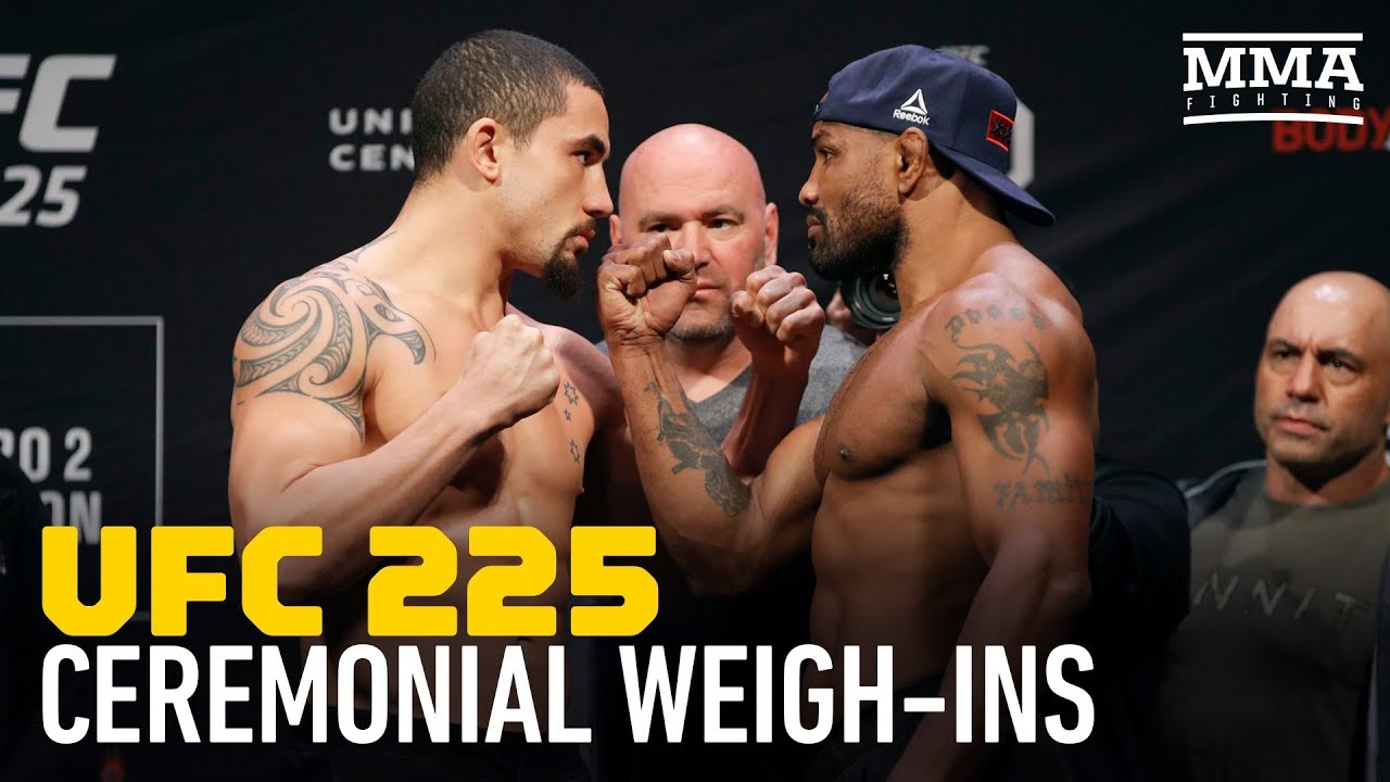UFC 225 Ceremonial Weigh-In Highlights - MMA Fighting