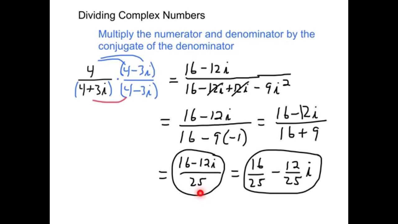 11.3: Performing Operations with Complex Numbers