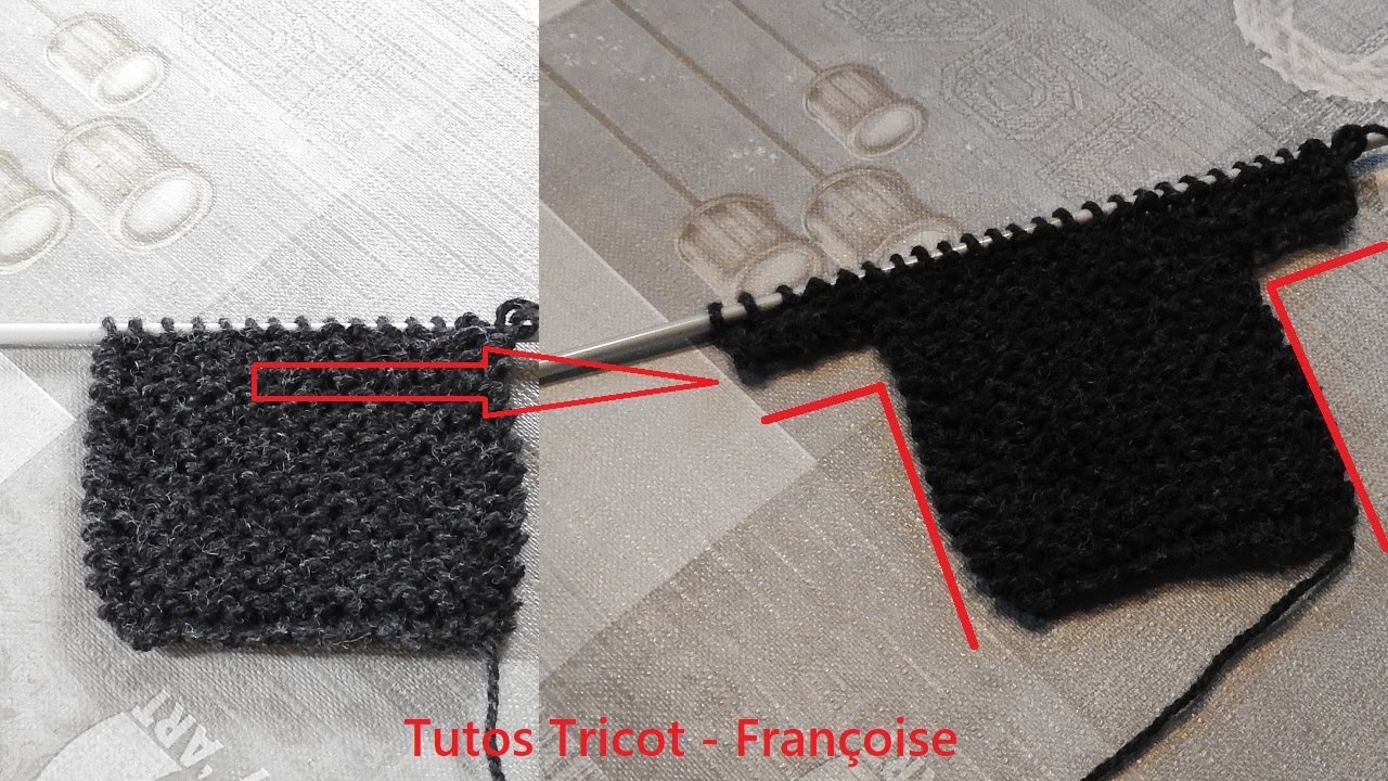 Tuto Tricot Comment monter des mailles pour les manches d'un Pull Tube facile + mesures Pull Tube