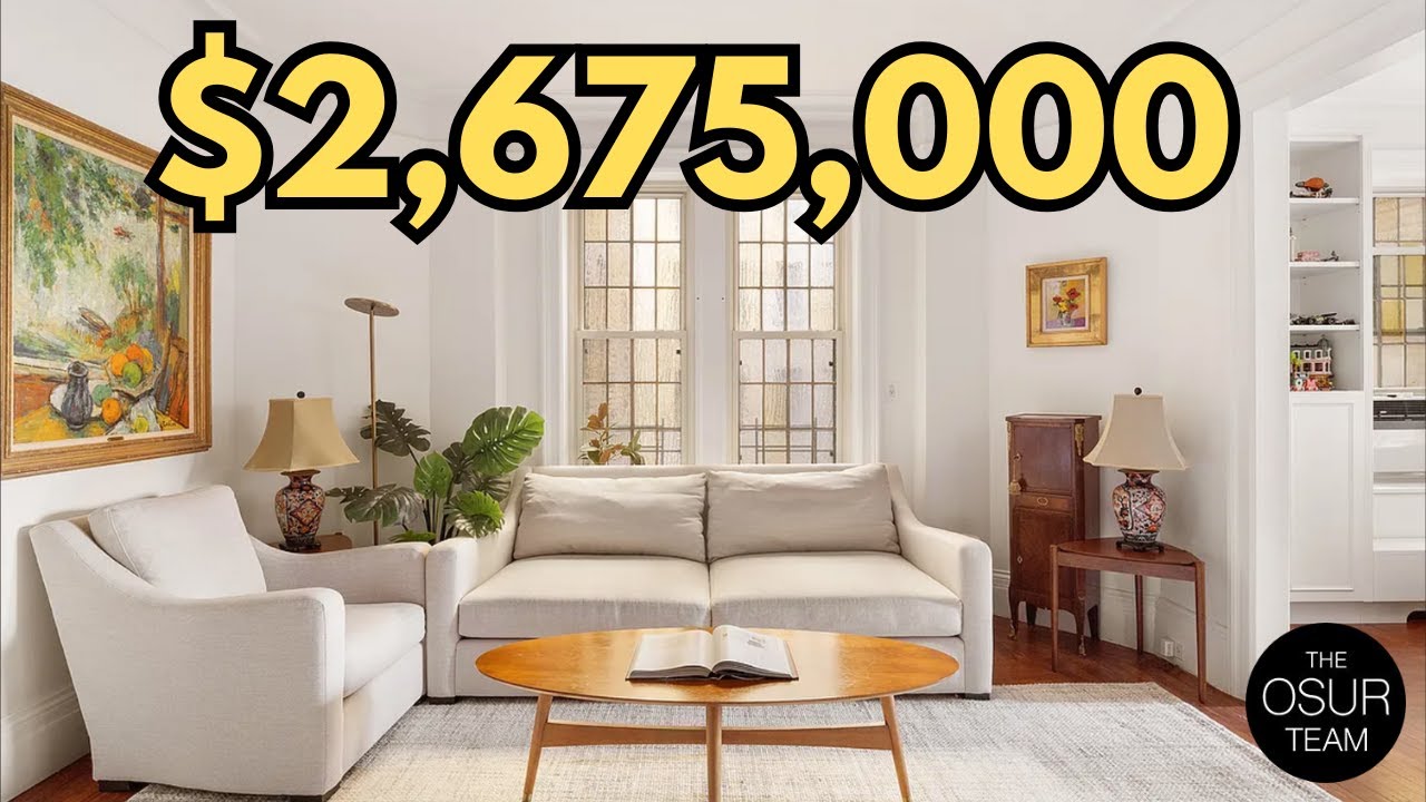 Inside a 2.6 MILLION Apartment in NYC (180 Riverside Drive)