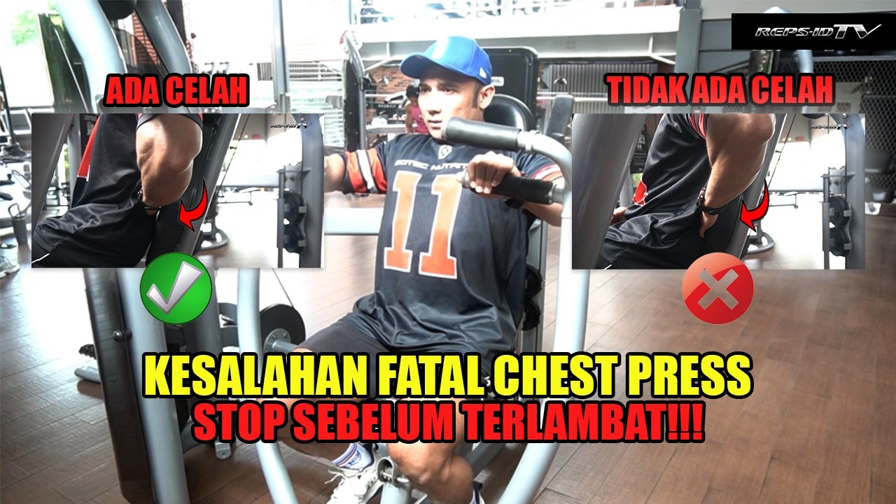 STOP Chest Press Seperti Ini! Kesalahan Fatal yang Bikin Dada Nggak Tumbuh