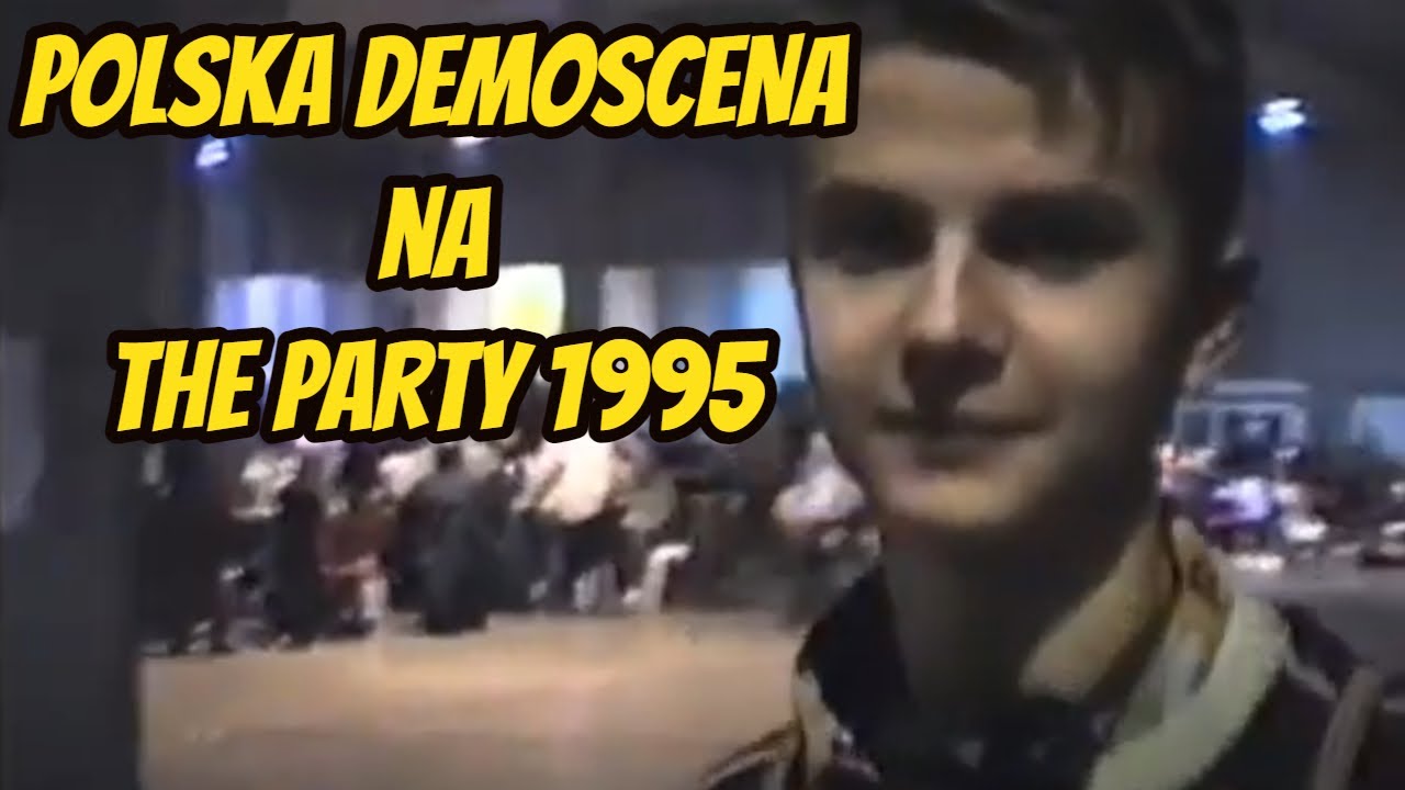 Polska Demoscena na The Party 1995 ! Kogo rozpoznajecie ? (Amiga Demoscene)