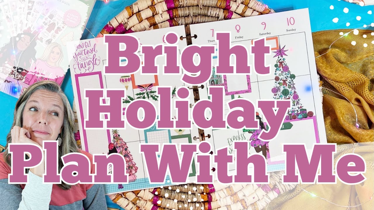 Bright Holiday Layout || Rongrong Devoe || Plan With Me
