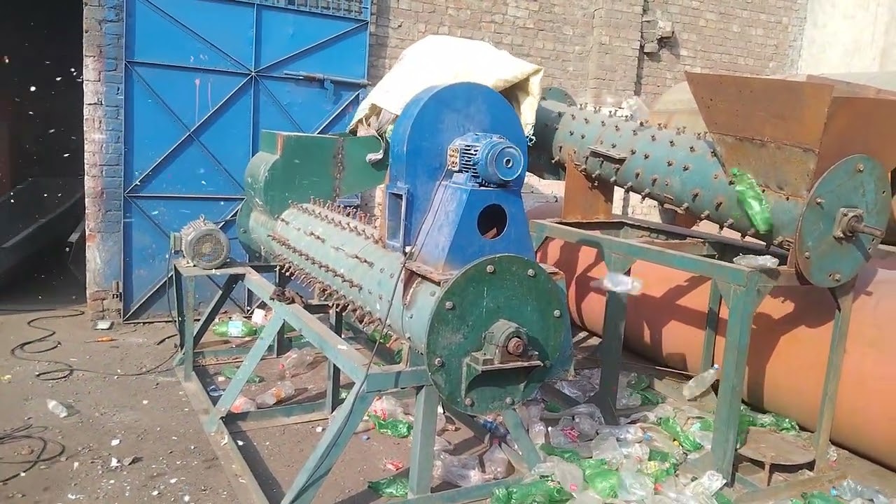 Pet bottle label remover 1000 kg per hour