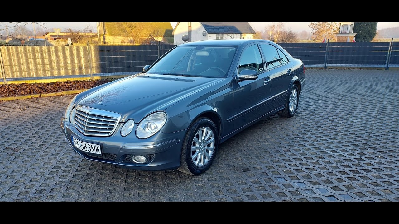 MERCEDES E200 * 1.8 kompressor * 184KM * 2007r * STAN WZOROWY * LIFT *