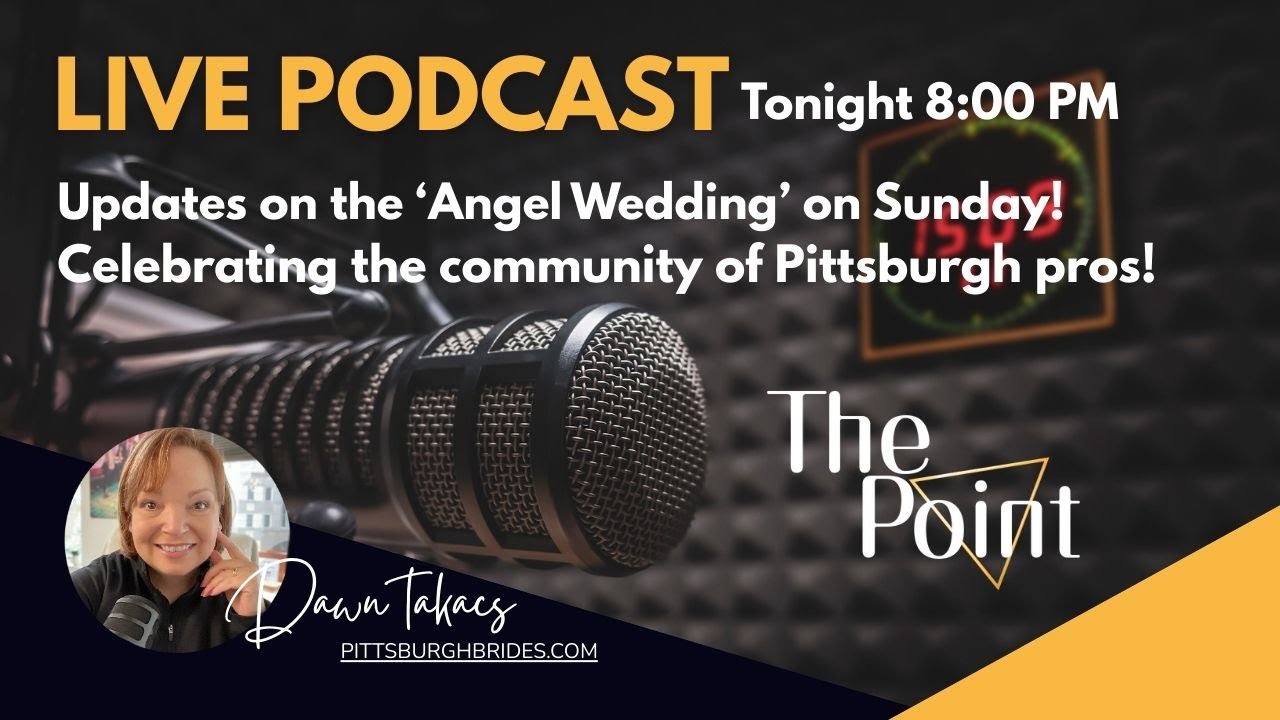 Angel Wedding Update! & Celebrating Pittsburgh Wedding Pros!