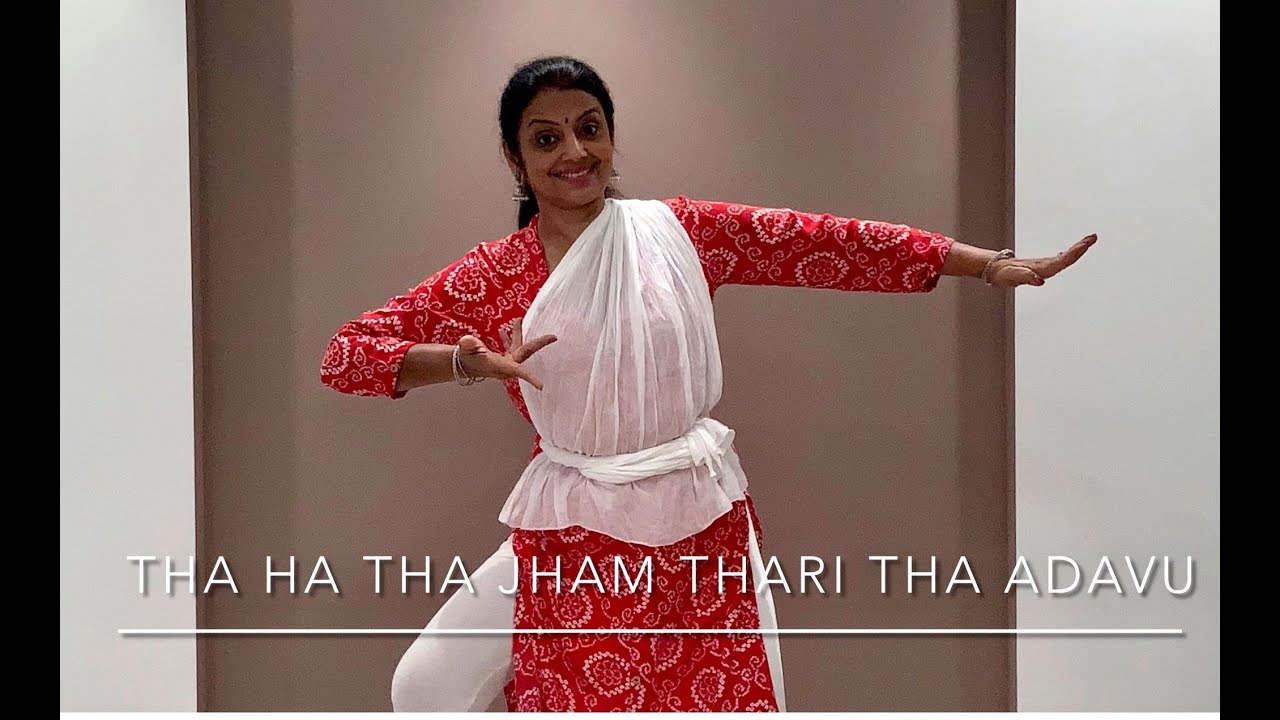 Bharatanatyam - Lesson 13 -  Learn Adavus or Steps - Tha Ha Tha Jham Thari Tha Adavu 1 & 2