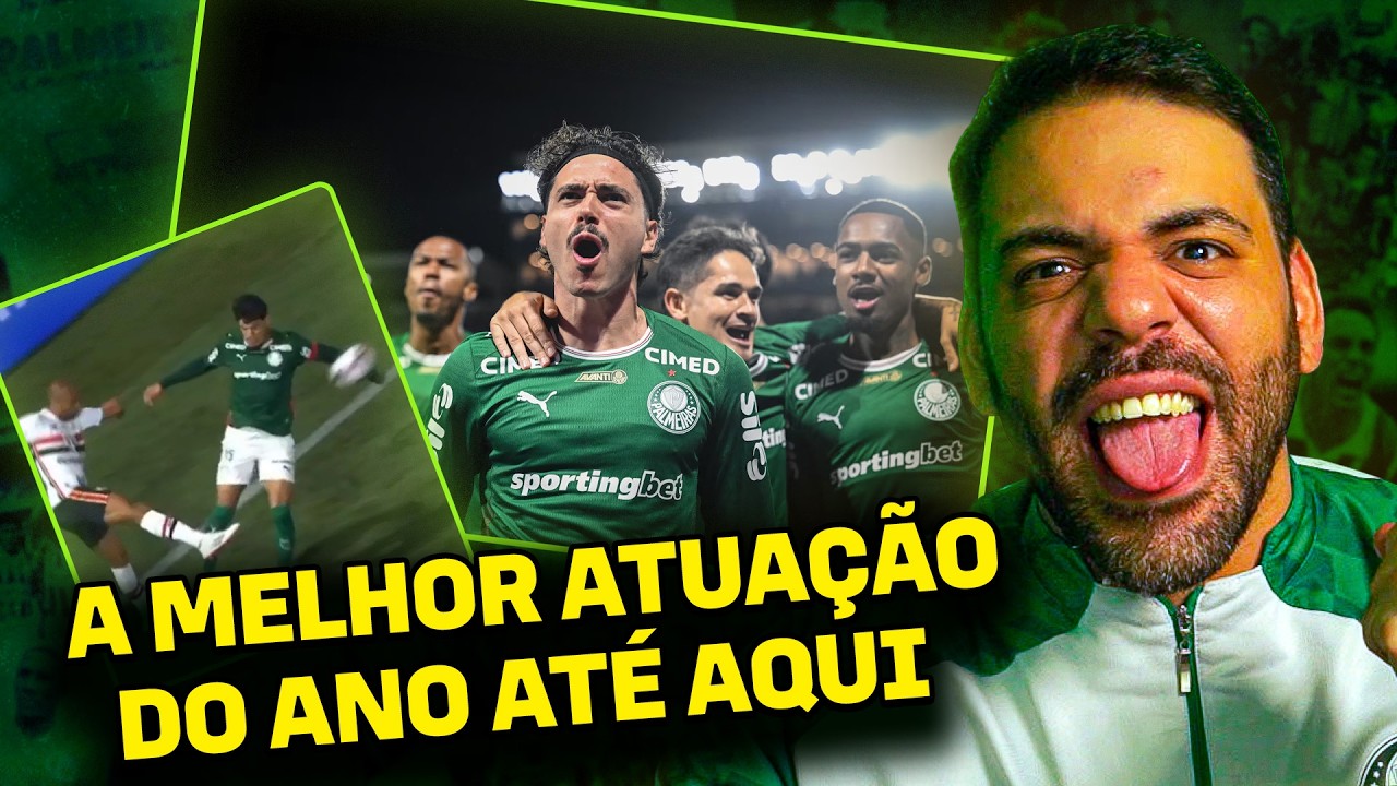 PALMEIRAS DOMINA O SÃO PAULO — O RESTO É NARRATIVA
