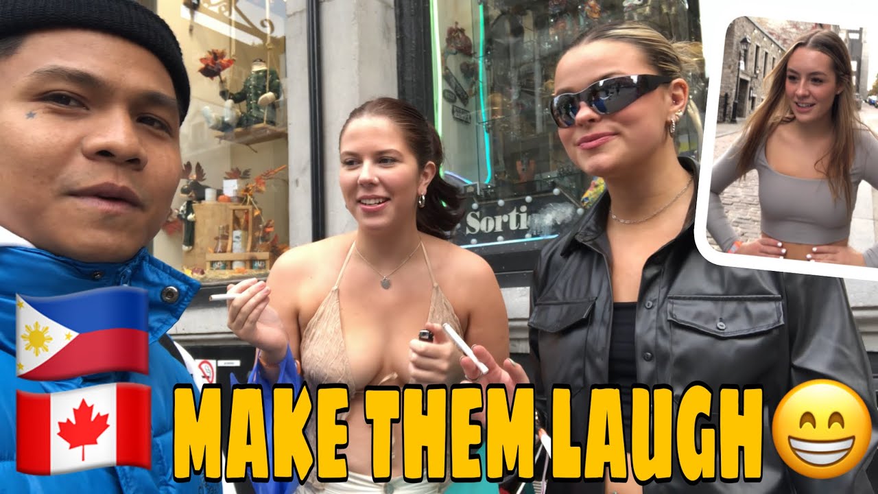 Napangiti ko ang mga Canadian Girls at Canadian Boys dahil sa goodvibes ko na energy