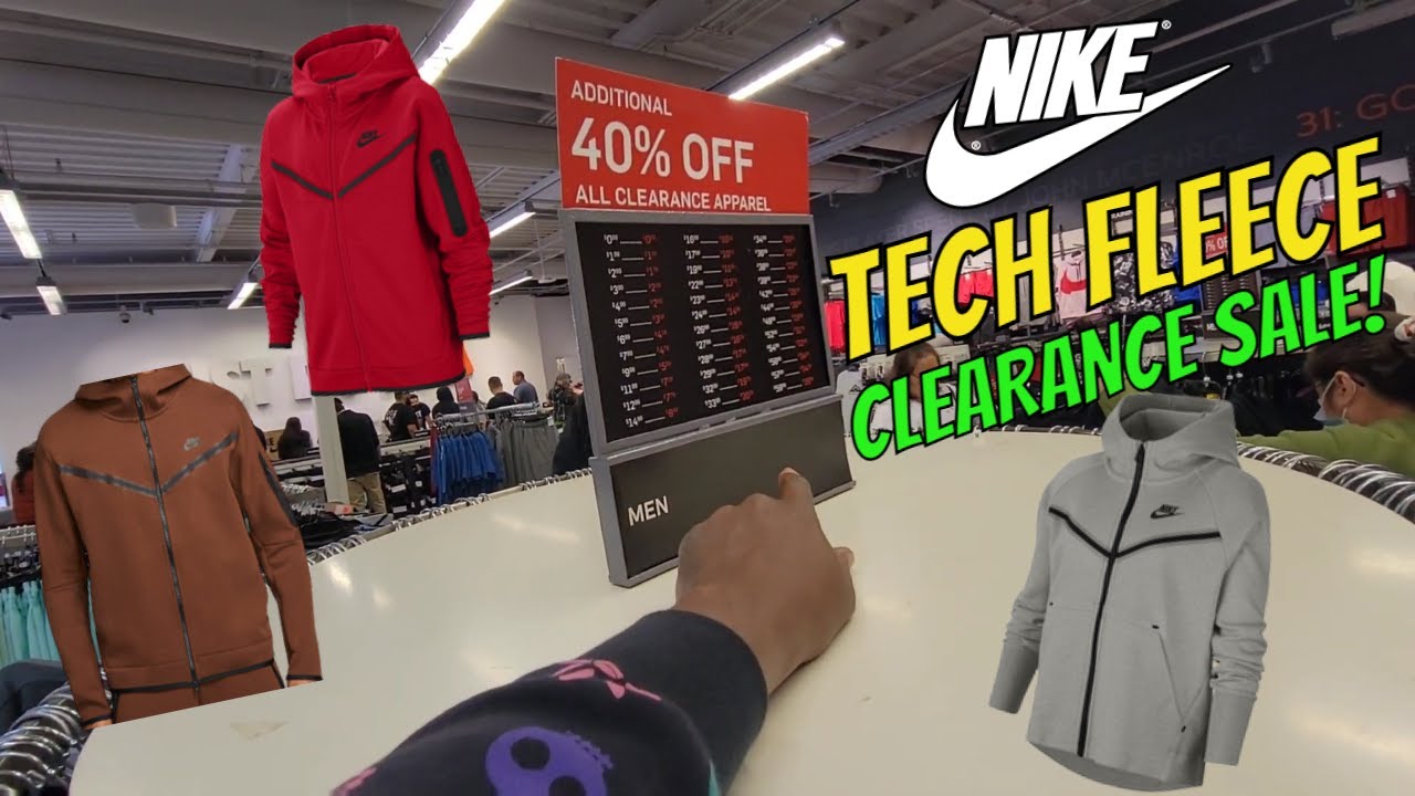 Nike Tech Fleece 40% Off Nike Clearance Sale! | Black Friday 2022
