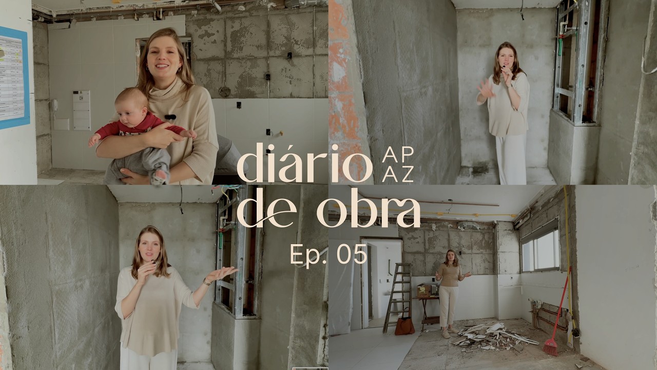 Demolição iniciada, nivelamento do piso e outros detalhes | Diário de Obra #5