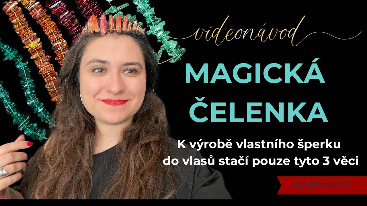 Čelenka z krystalů! Návod zdarma pro ZAČÁTEČNÍKY. Stačí k tomu pouze 3 věci!