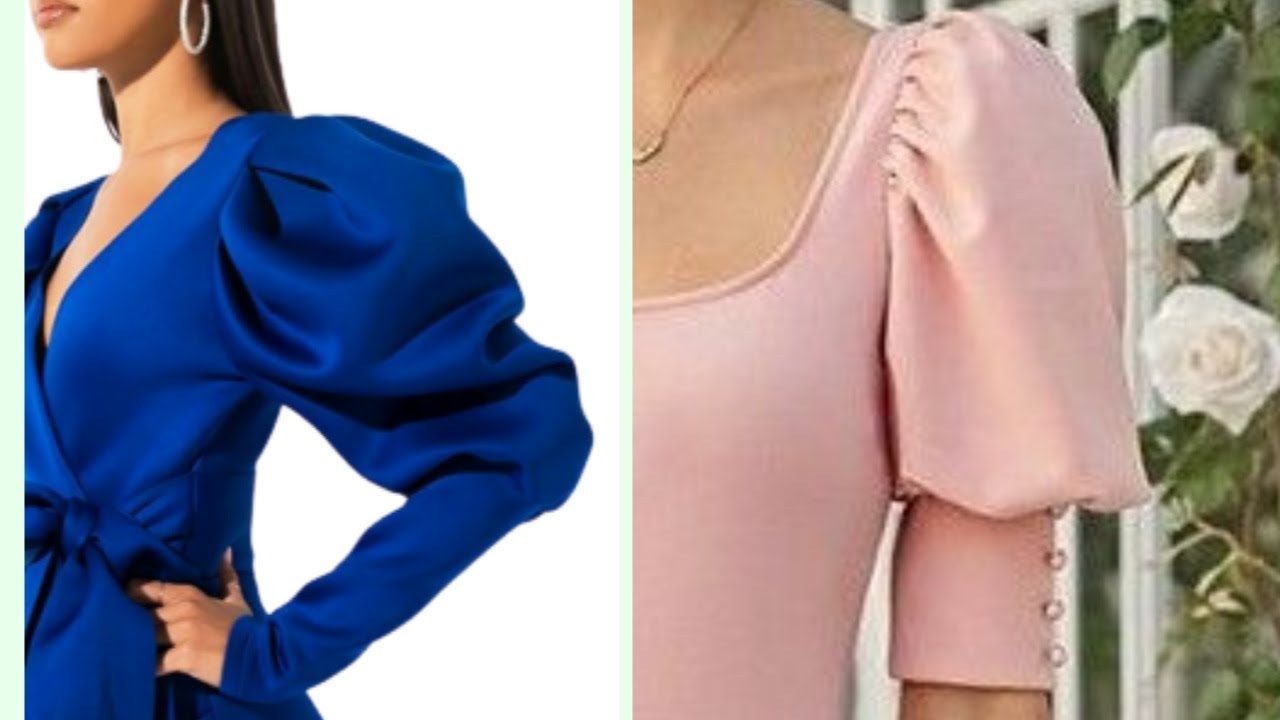 🌟Hai mẫu tay áo phồng kiểu đẹp không bao giờ lỗi mốt |sleeve design