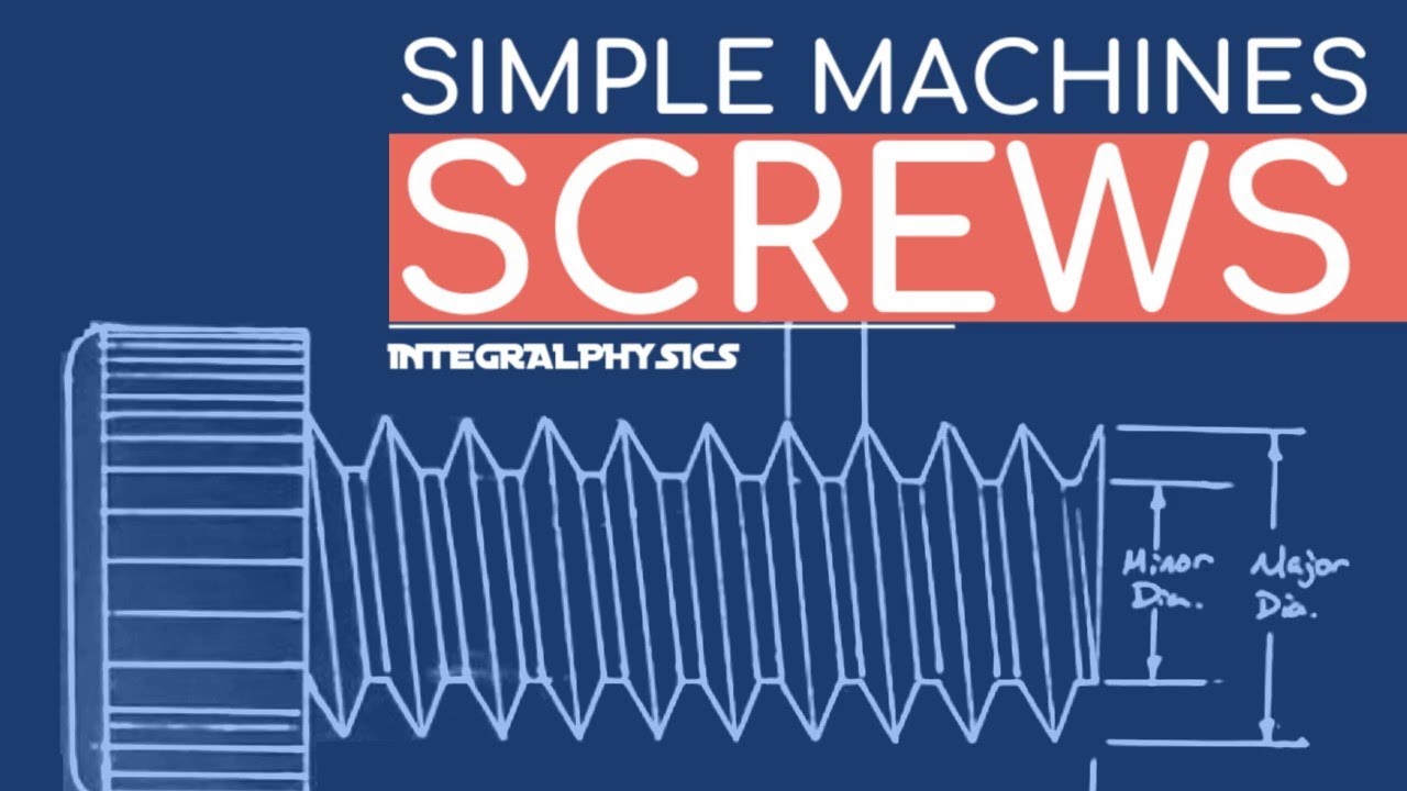 Calculate Mechanical Advantage | Screws | Simple Machines For Engineers