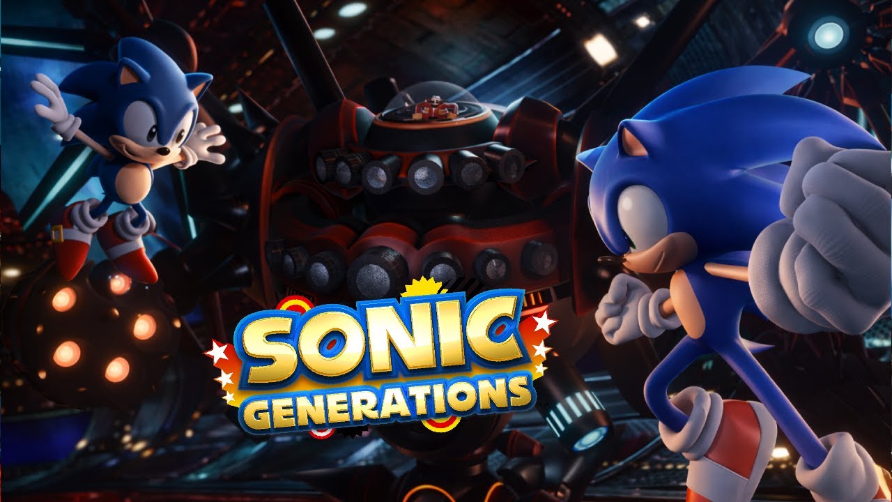 SONIC AND CLASSIC SONIC PLAY SONIC GENERATIONS PART 3 EGG DRAGOON! ATTACKS