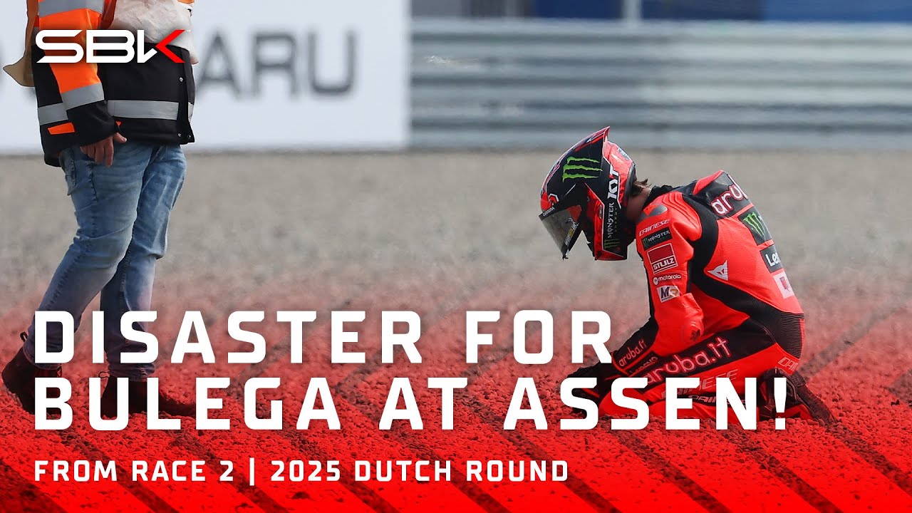 DISASTER FOR BULEGA! Another DNF for the #11 at Assen ❌ | 2025 #DutchWorldSBK 🇳🇱