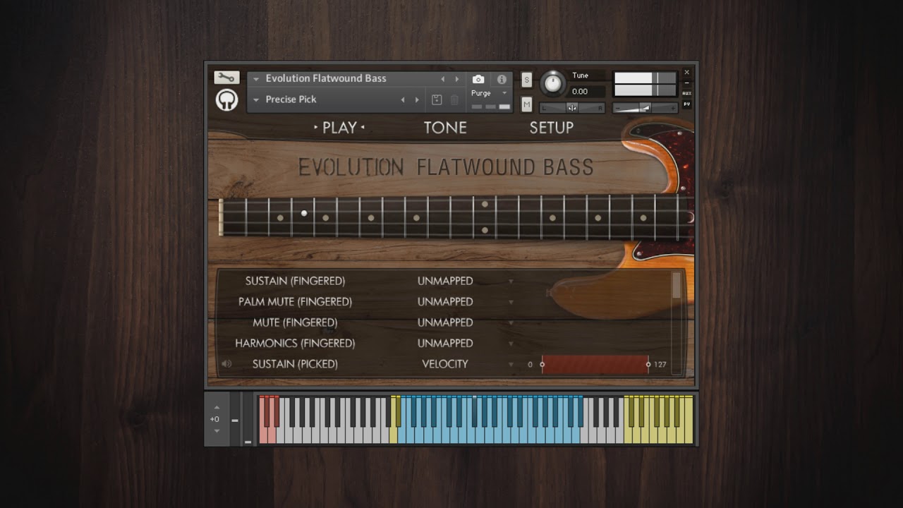 Evolution Flatwound Bass - Factory Presets Demo