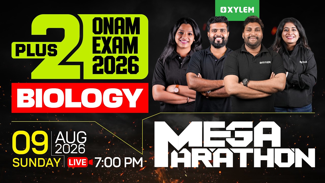 Plus Two Onam Exam | Biology - Mega Marathon | Xylem Plus Two
