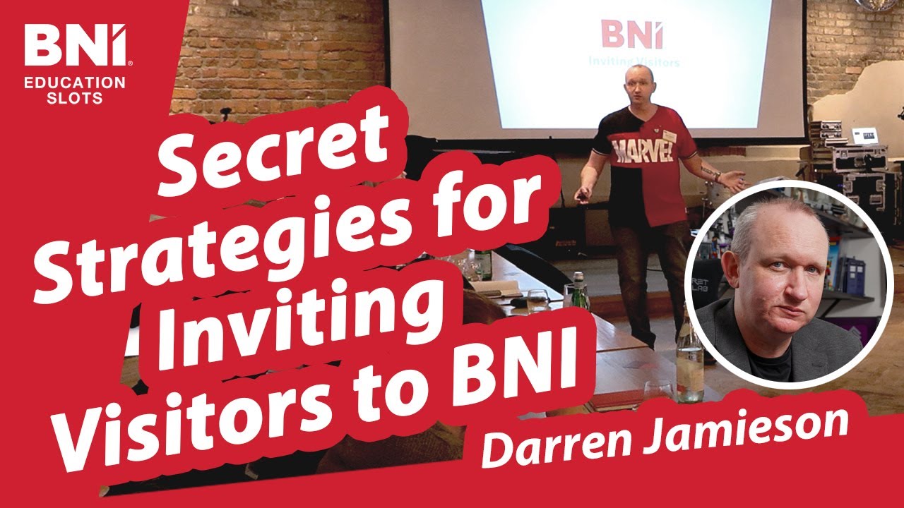 The Secret Strategies for Inviting Visitors to BNI | Darren Jamieson at BNI Green Club