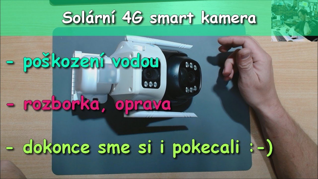 Solární 4G kamera | Člověk to opraví a ono mu to vyhrožuje :-)