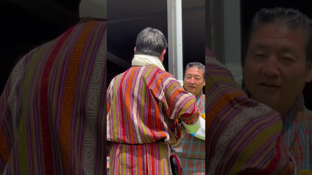 Interesting joke by Gup Gem Tshring and Gem Dorji.