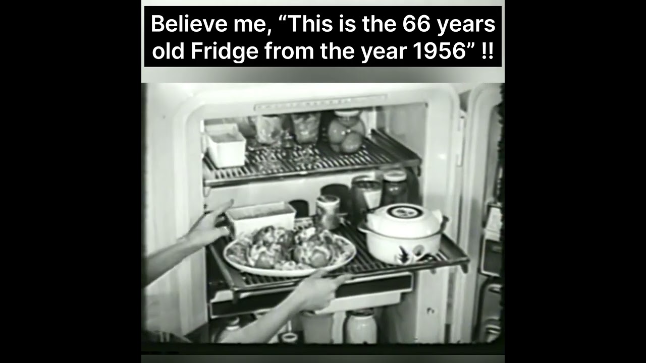 This 1956&rsquo;s Refrigerator is far better than Todays refrigerators | Old is Gold #amazingvideo #shorts