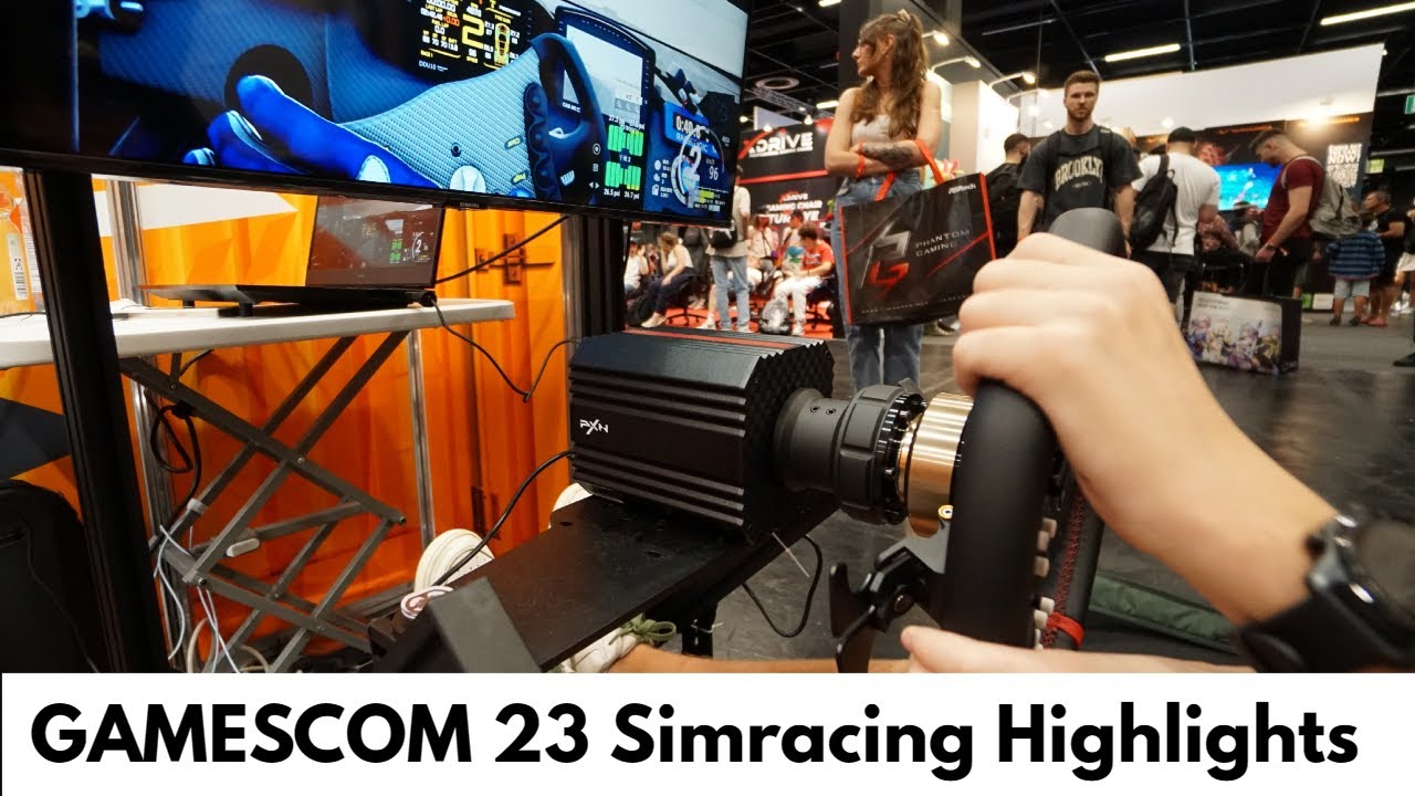 Gamescom 2023 Simracing Highlights mit PXN, Moza Racing, Sturmkind Drift, Pixelconnect uvm.