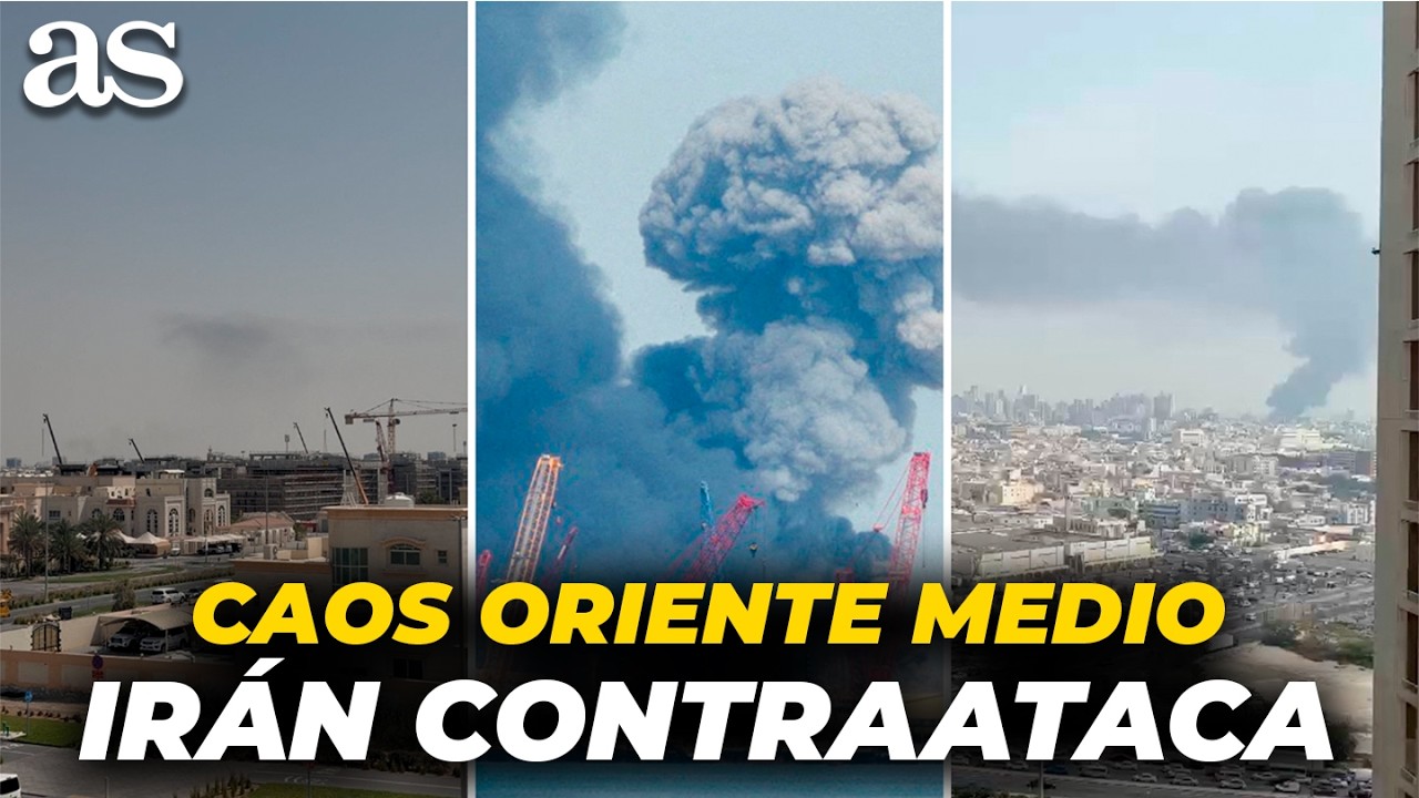 CAOS en ORIENTE MEDIO | IRÁN  BOMBARDEA bases de ESTADOS UNIDOS: BAHREIN, DOHA, ABU DHABI..