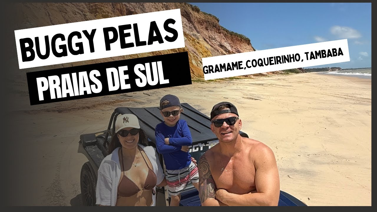 Melhor Passeio de buggy pelas praias do sul na Paraíba. Barra do gramame, Coqueirinho e Tambaba? 