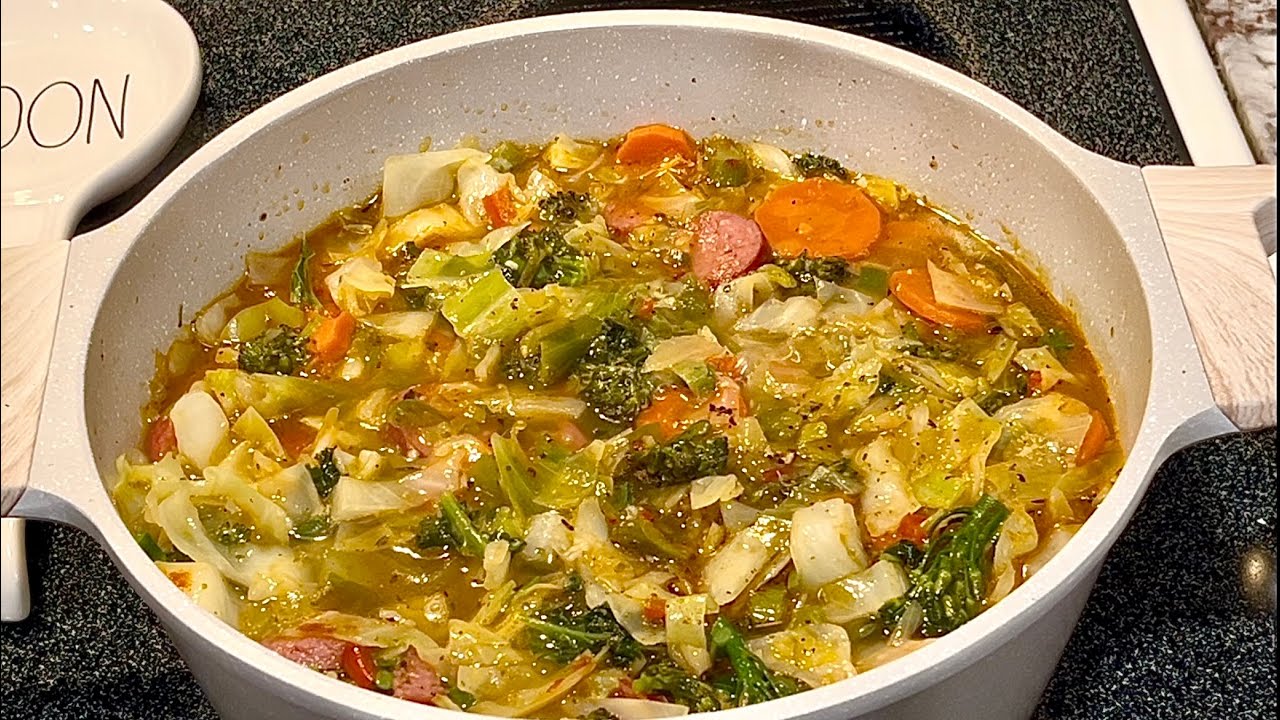 HOW TO MAKE LOADED CABBAGE SOUP | Best Cabbage Soup Recipe - In The Kitchen With Tracie!