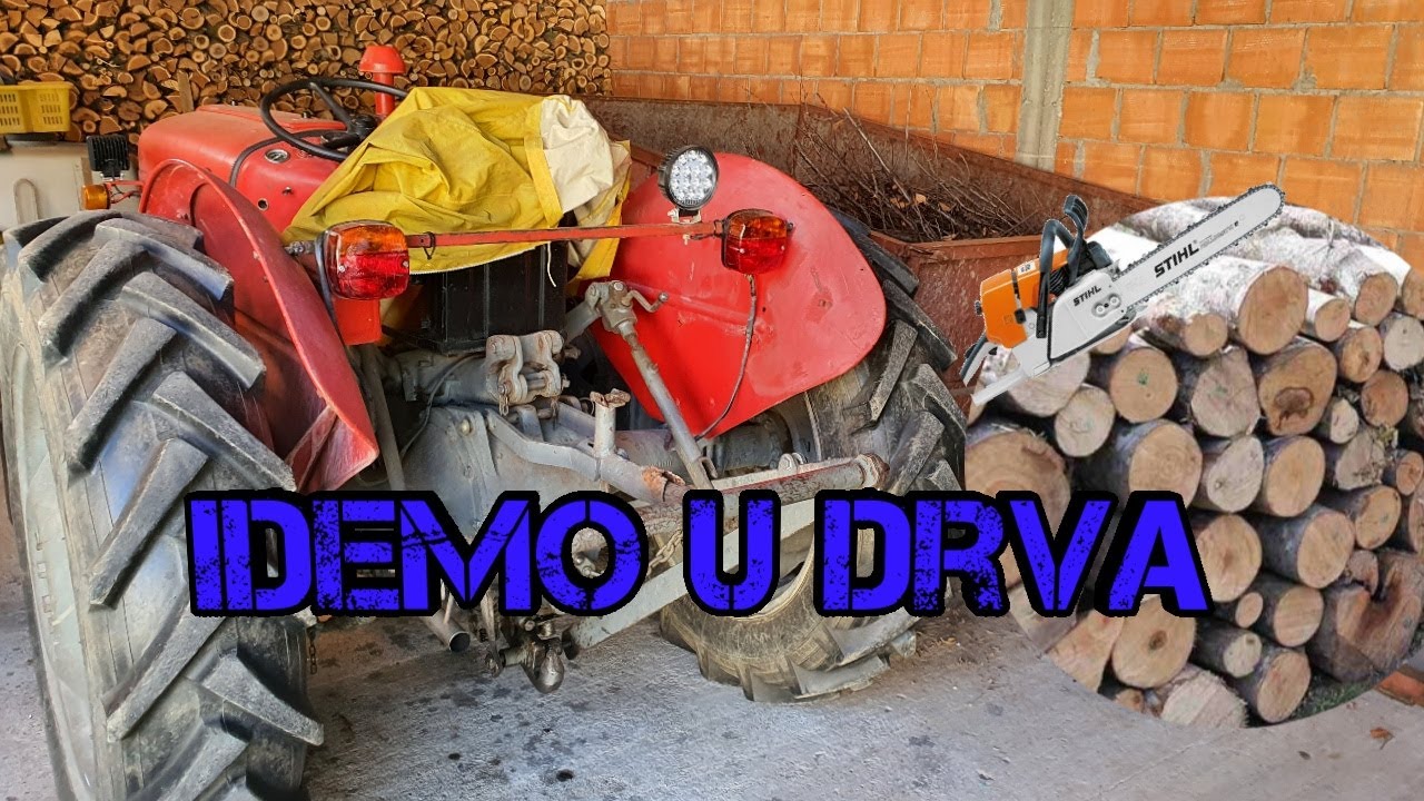 SPREMAMO DRVA ZA ZIMU,IDEMO SA IMT 533 I PRIKOLICOM I STIHL TESTERA 08S