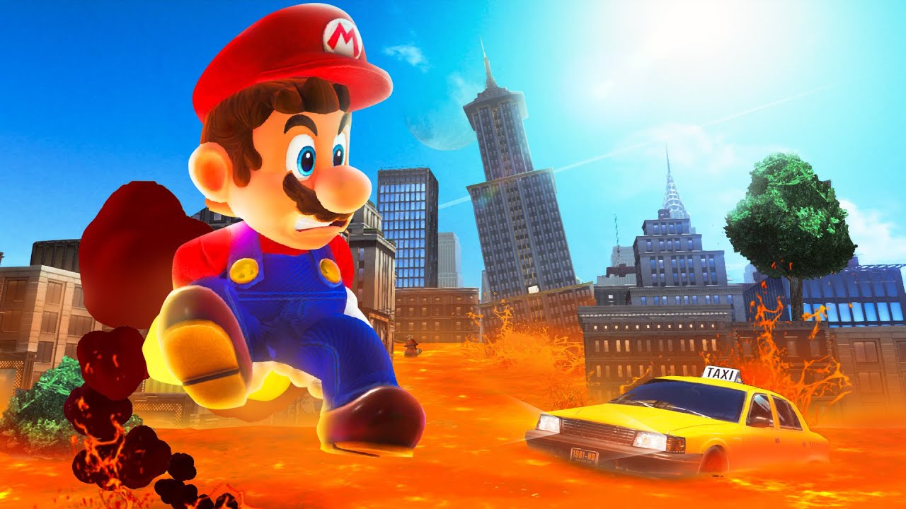 Mario Odyssey, aber der BODEN ist LAVA!