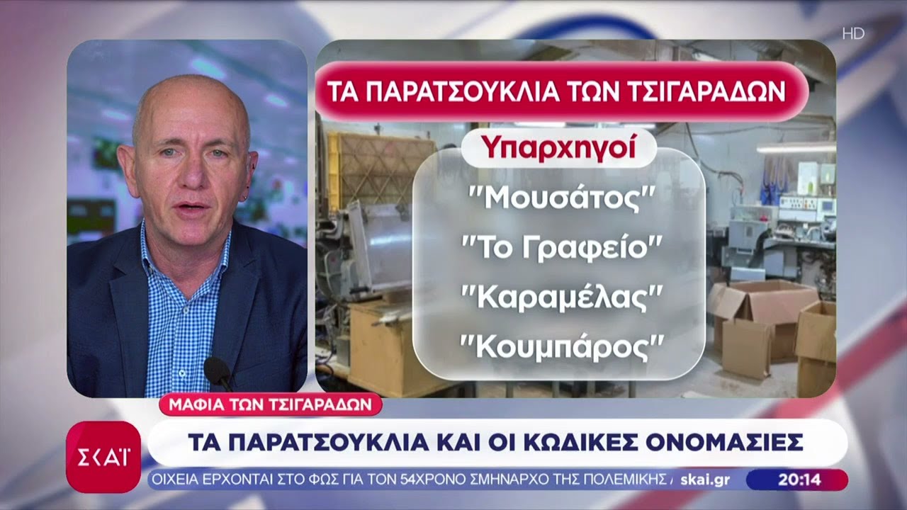 Μαφία των τσιγαράδων: Τα παρατσούκλια και οι κωδικές ονομασίες | Βραδινό δελτίο | 08/02/2026