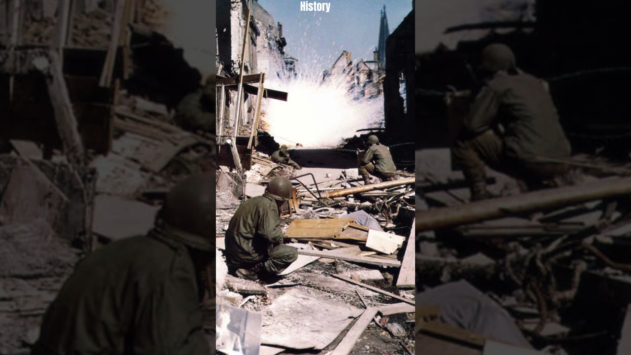 3 Rare WW2 Photos in Color #shorts
