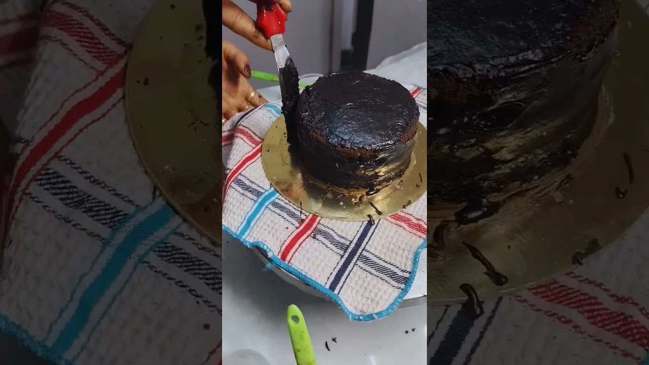 Chocolate truffle cake |decoration beautiful colour combination |butterfly decoration