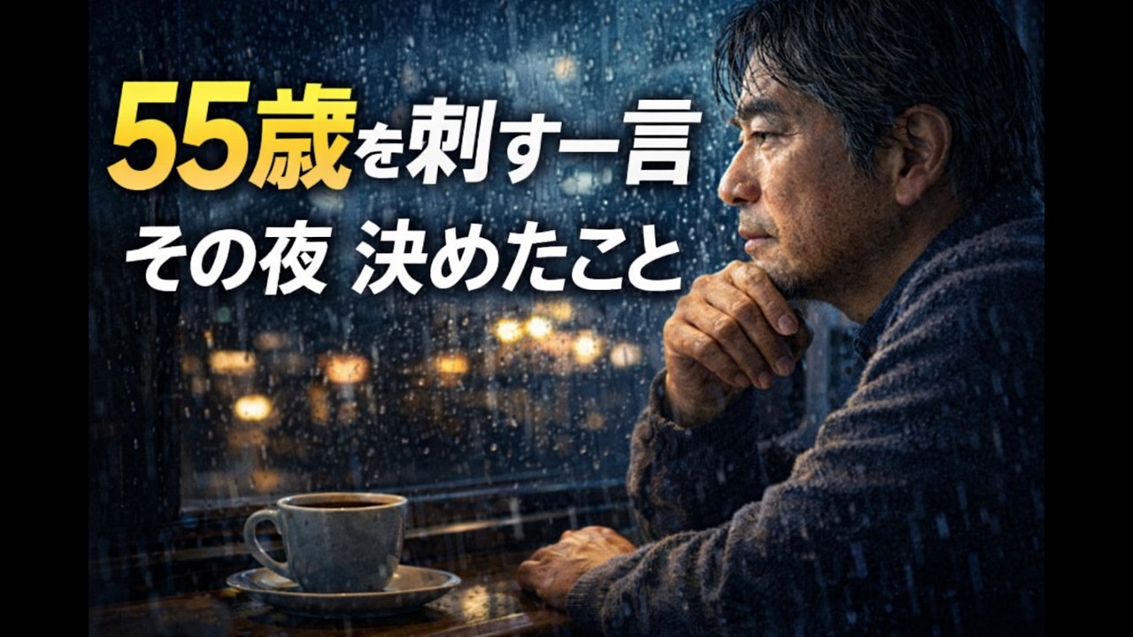 「最近、忙しそうですね」その一言で揺れた55歳の私