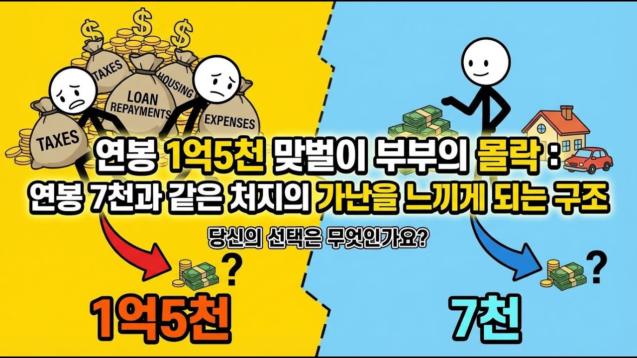 연봉 1억 5천만원 맞벌이 부부가 몰락하는 구조적 원인과 그것이 우리에게 주는 교