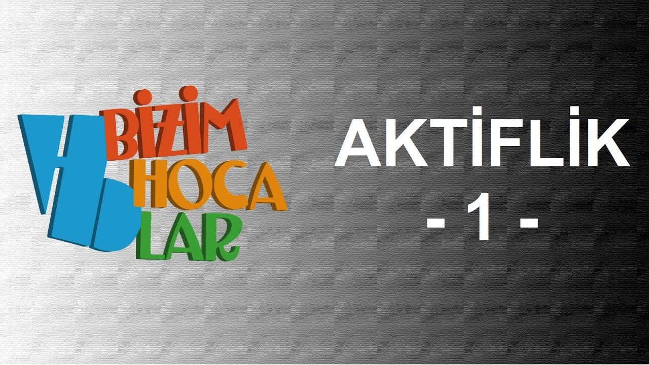 AKTİFLİK 1 - KİMYA VE ELEKTRİK 3 - AYT - 12. SINIF