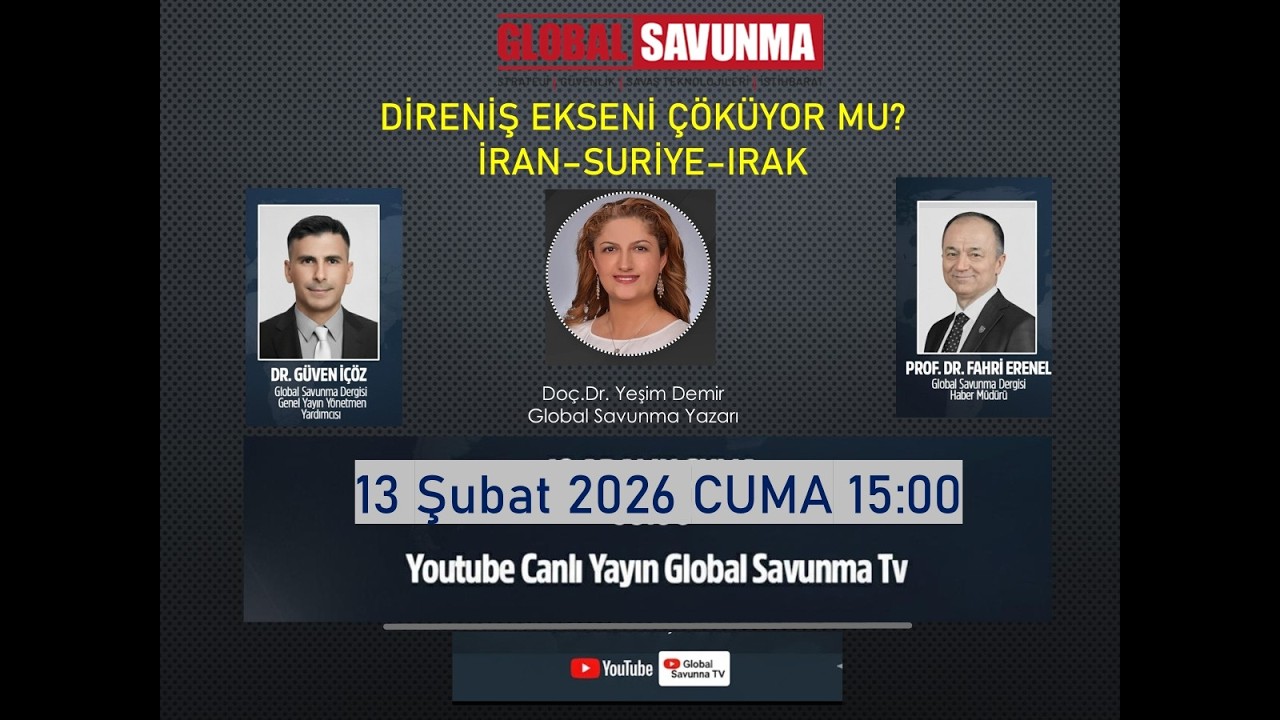 Direniş Ekseni Çöküyor mu?  İran–Suriye–Irak Hattı..........  Is the Axis of Resistance Collapsing?